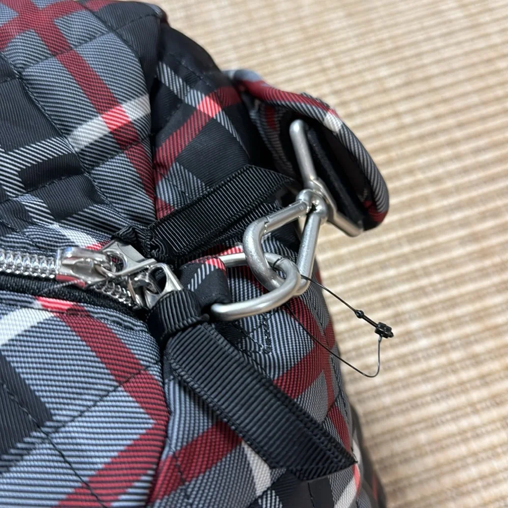 Vera Bradley Plaid Large Travel
Duffle Bag - Paris Plaid Performance - Picture 9 of 17